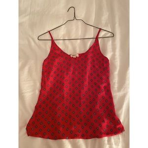 NWOT L’Agence GABRIELLA camisole in royal red